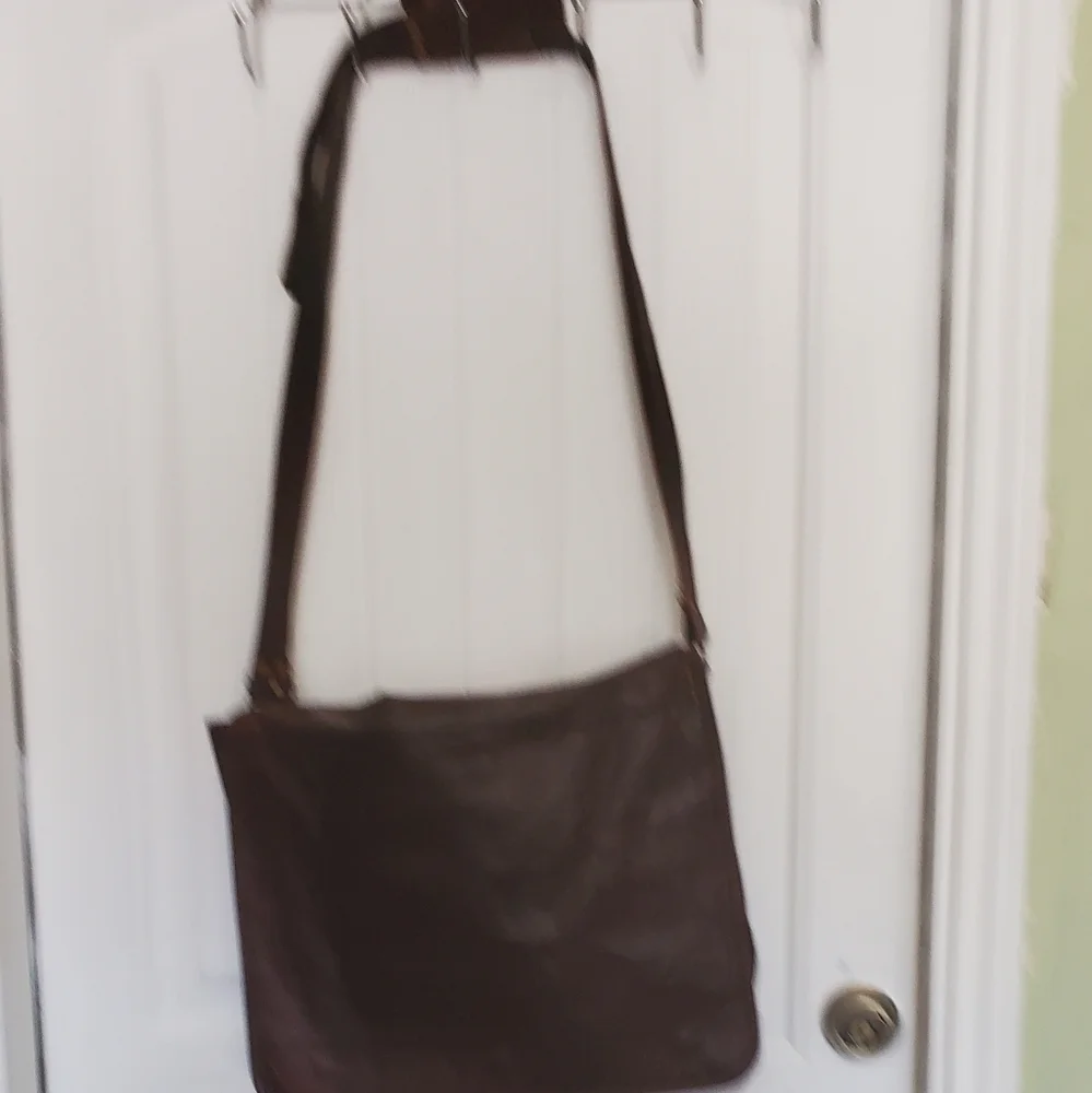 Oil Tanned Leather Vintage Messenger Crossbody Bag
